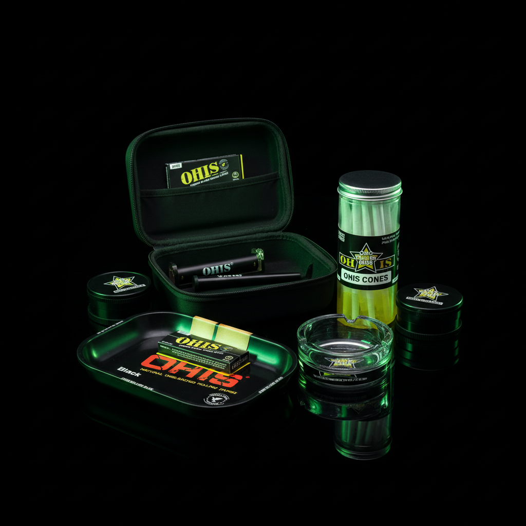 Complete Smoking Kit Black Edition with all accessories